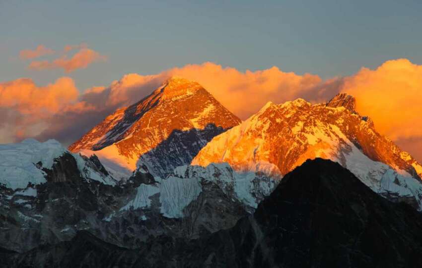 Himalaya trekking montaña