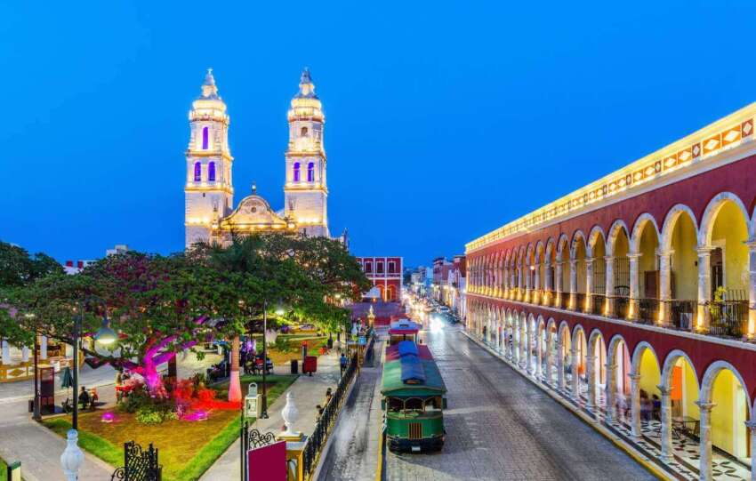 Campeche calles coloniales