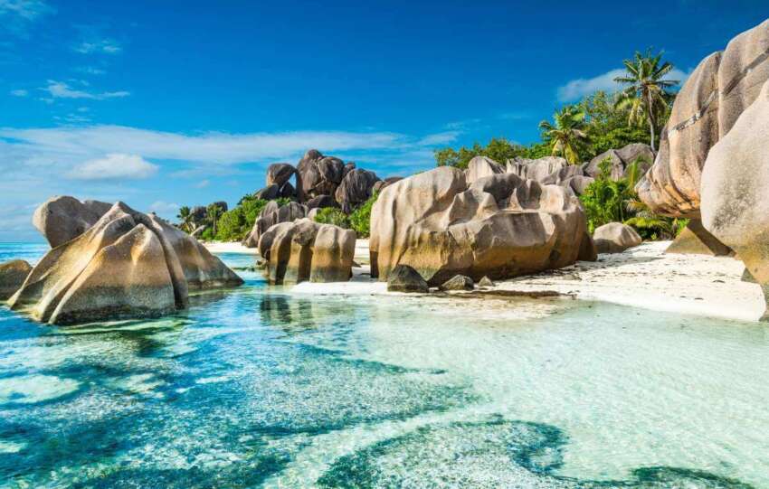 Seychelles playa tropical