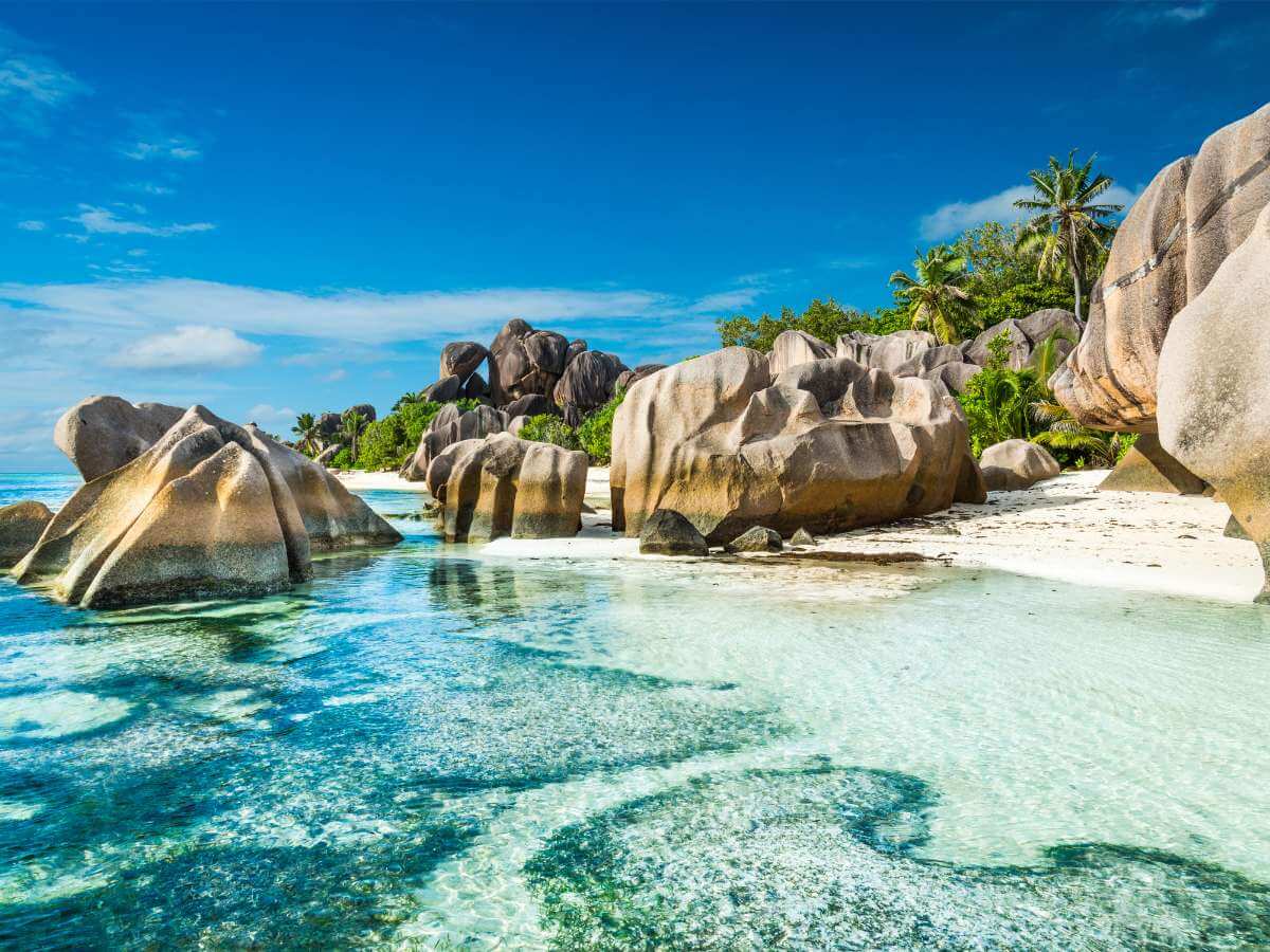 Seychelles playa tropical