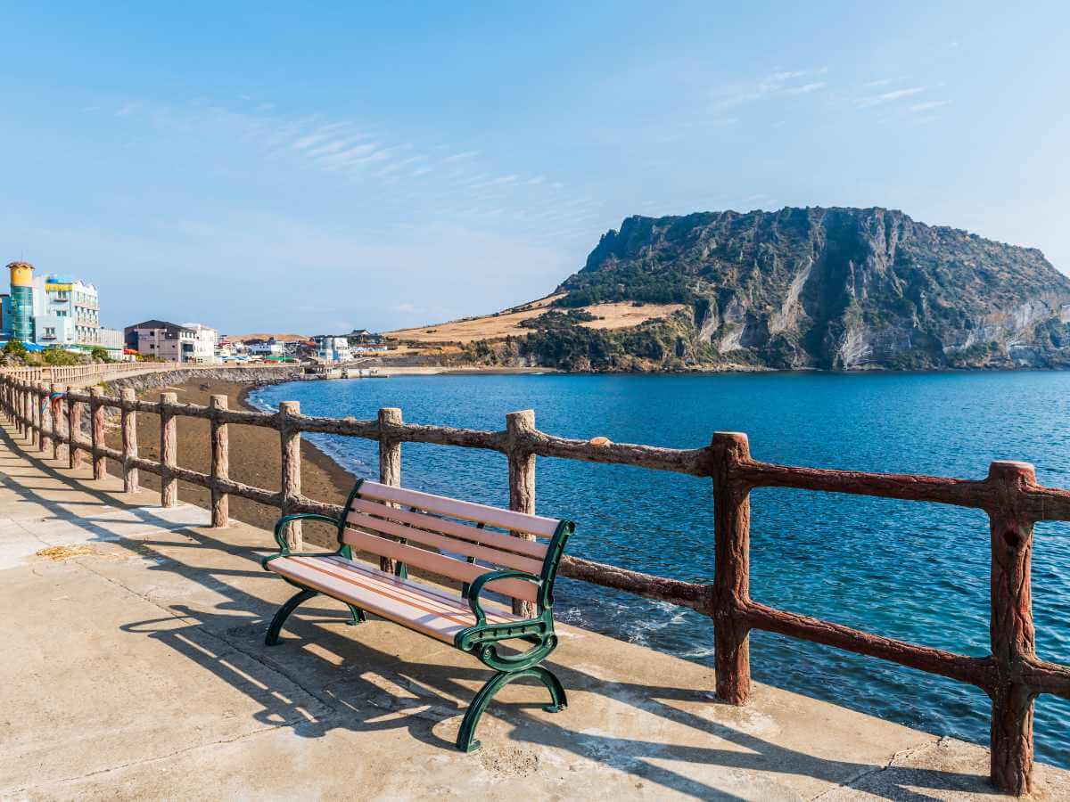 isla Jeju acantilados